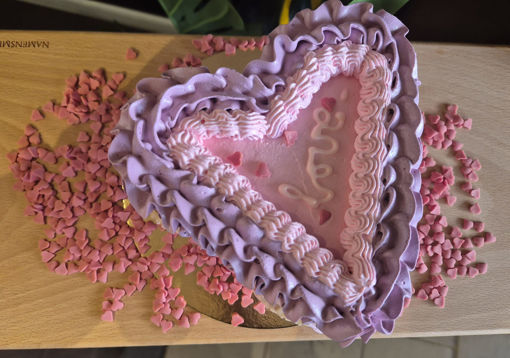 Afbeelding van cupcake hart