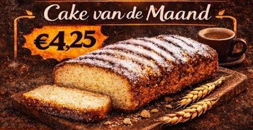 Afbeelding van cake van de maand: limoen bosbessen cake